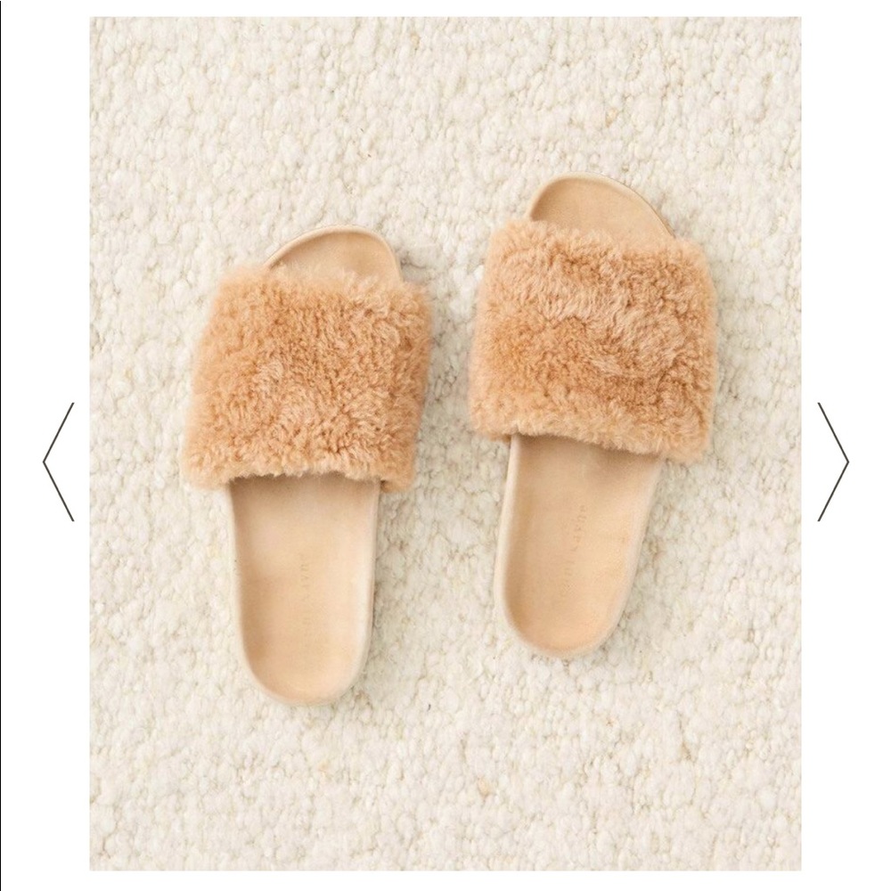 Jenni Kayne Shearling Slide Sandal